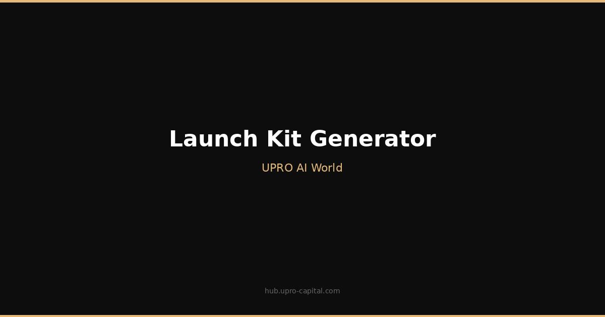 Launch Kit Generator